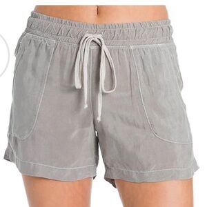 NWT Hard Tail Blue / Linen Blue Slouchy Cupro Short w/ Pockets | Size Medium